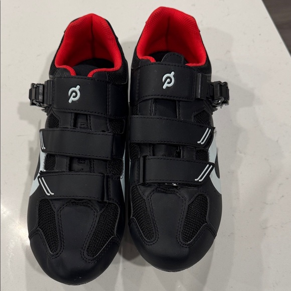 Peloton Black Cycling Shoes with Red Highlights main image 9